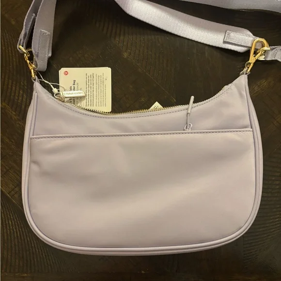 Lululemon Light Lavender Crossbody Shoulder Bag Adjustable Strap | NWT - Picture 4 of 6